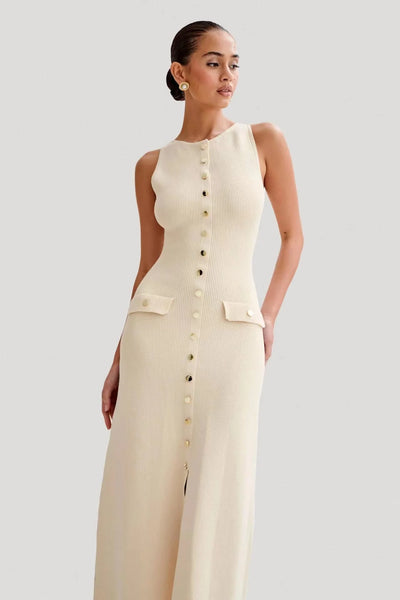 Ivory Charm Maxi Dress