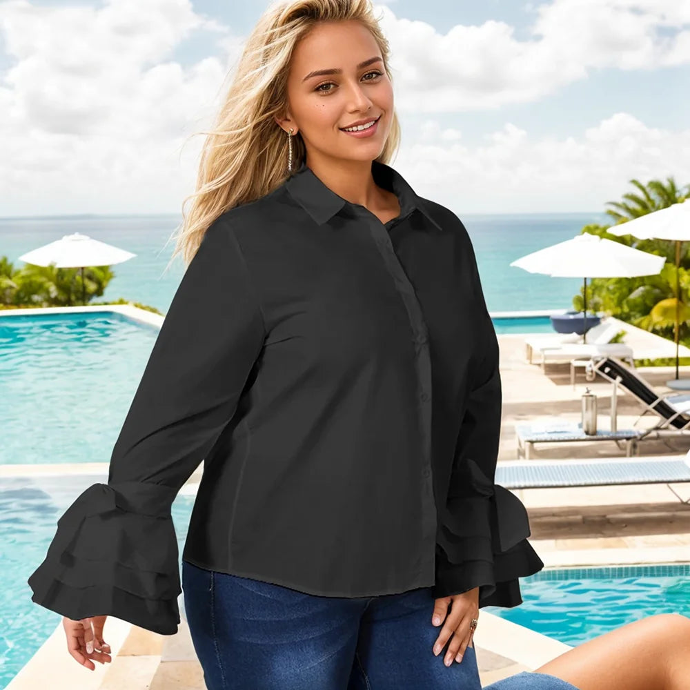 The Marlowe Cuff Blouse