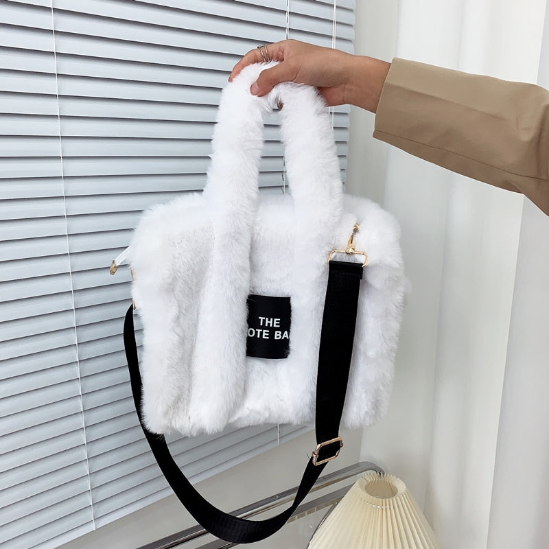 Faux Fur Women's Tote Bag