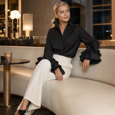 The Marlowe Cuff Blouse