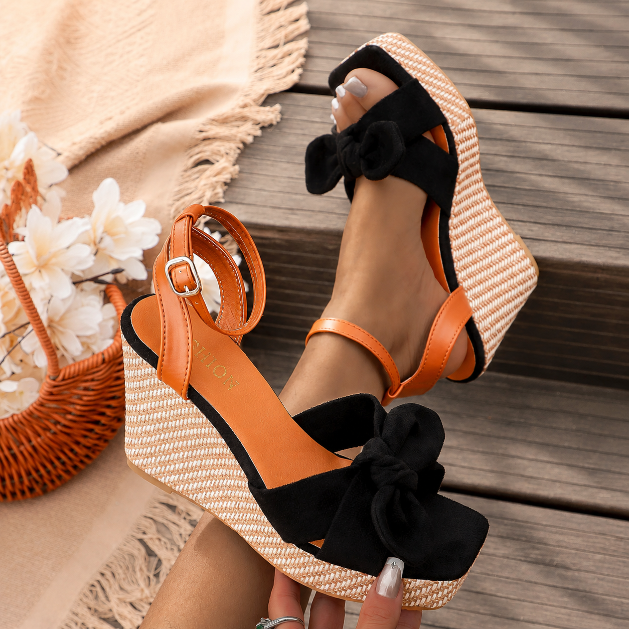Sunset Bow Wedges