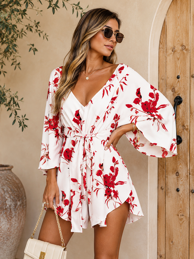 Scarlet Charm Romper