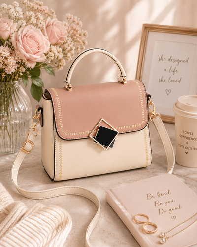 Two Tone Ladies Handbag