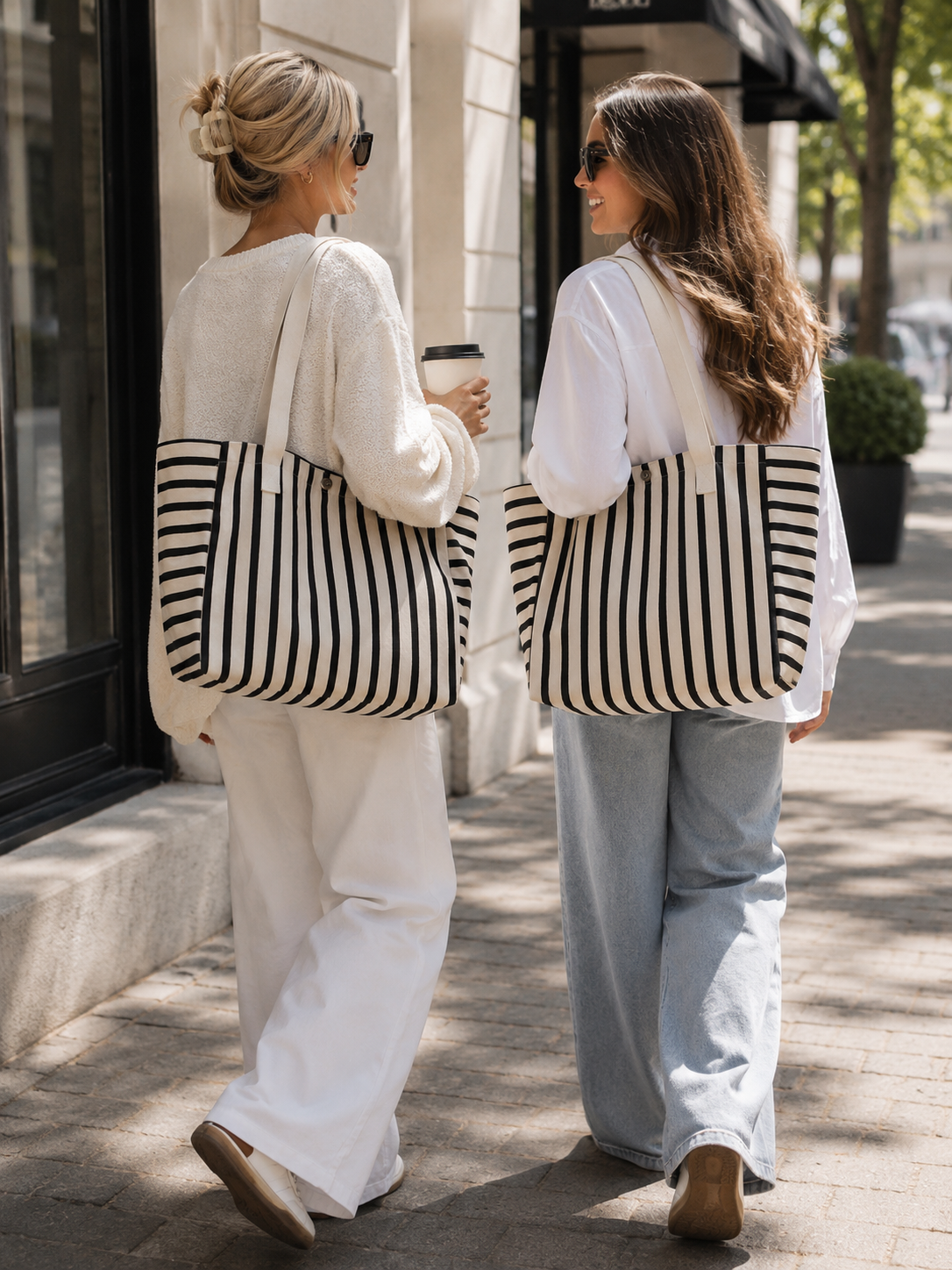Stripe Society Tote