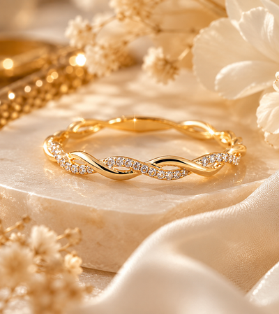 Evermore Twist Ring