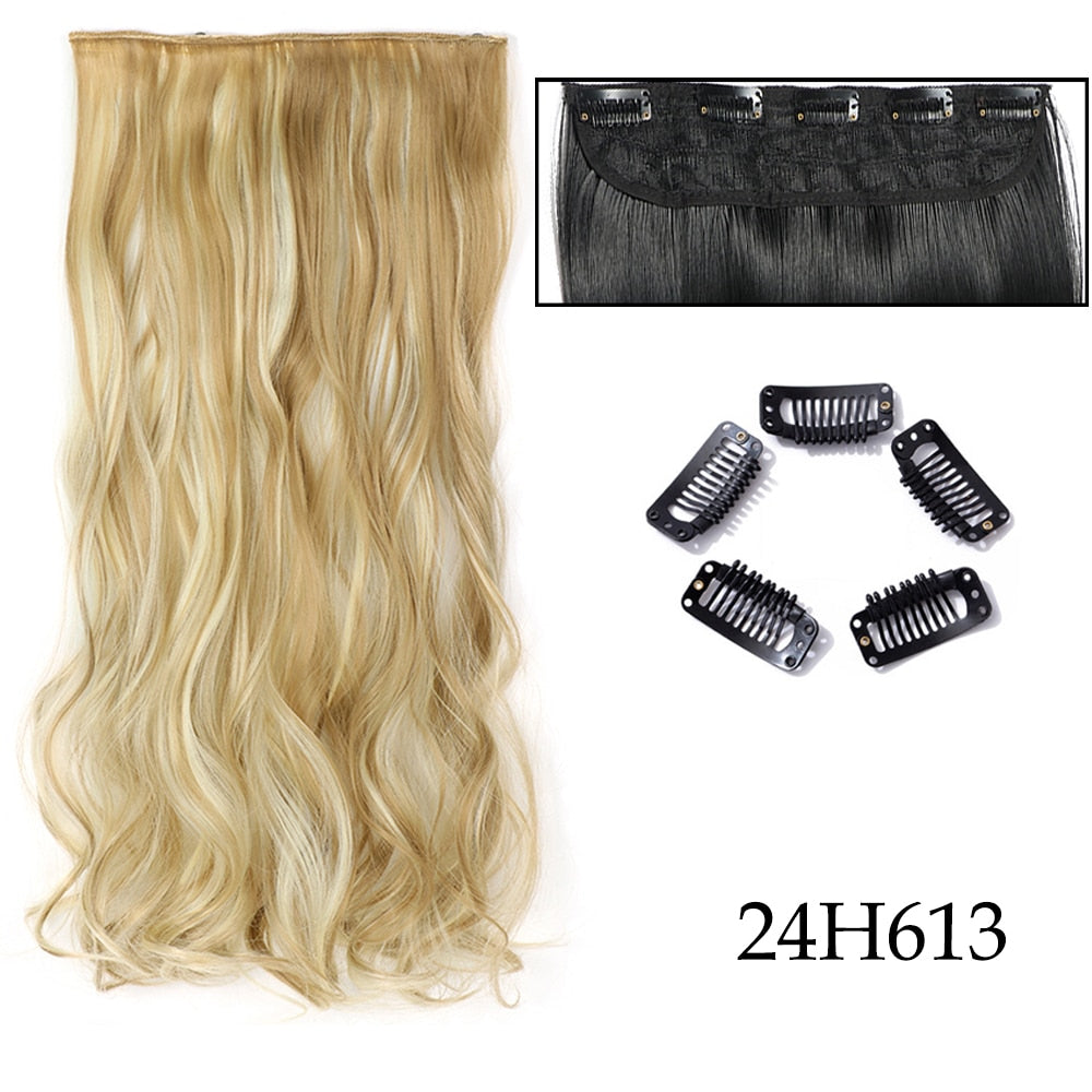 Silky Long Clip-In Hair Extensions