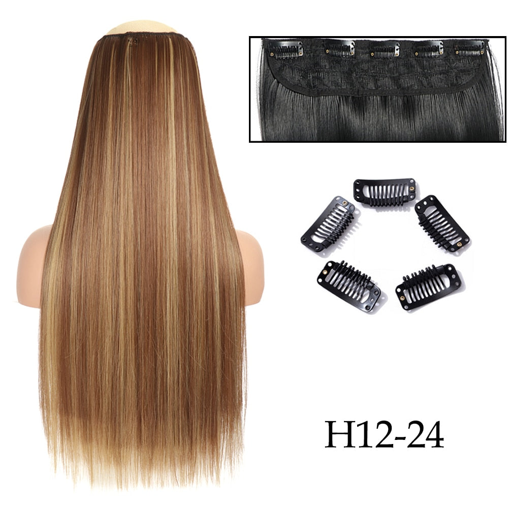 Silky Long Clip-In Hair Extensions