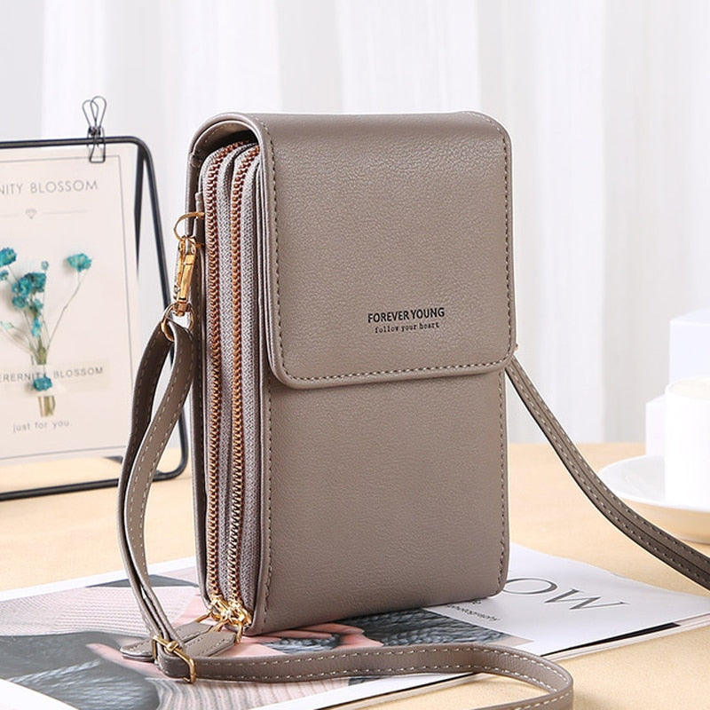 Trendy Cell Phone & Card Carrier Handbag