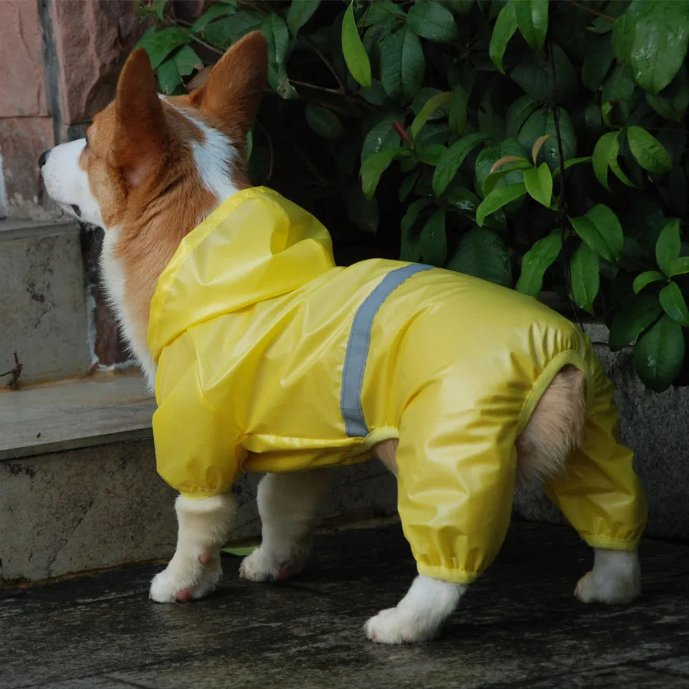 Waterproof Pet Jumpsuit Raincoat