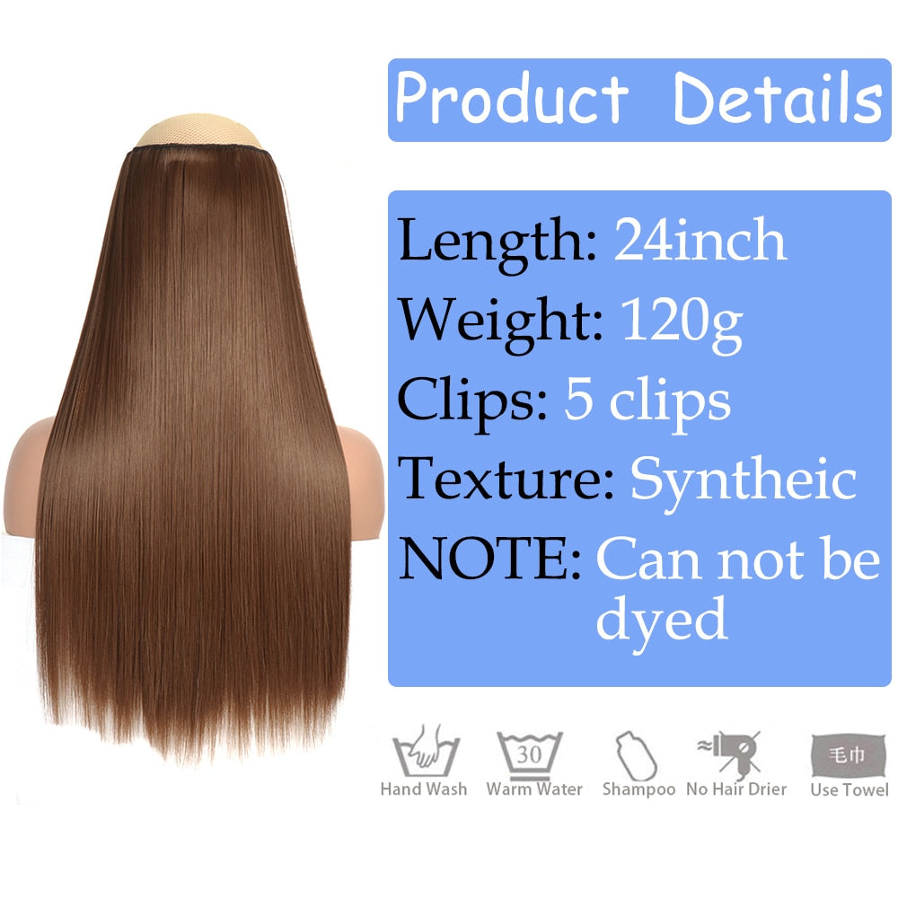 Silky Long Clip-In Hair Extensions