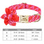 Personalized Flower Pet Collar