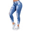 Women's Distressed High Waist Skinny Jeans