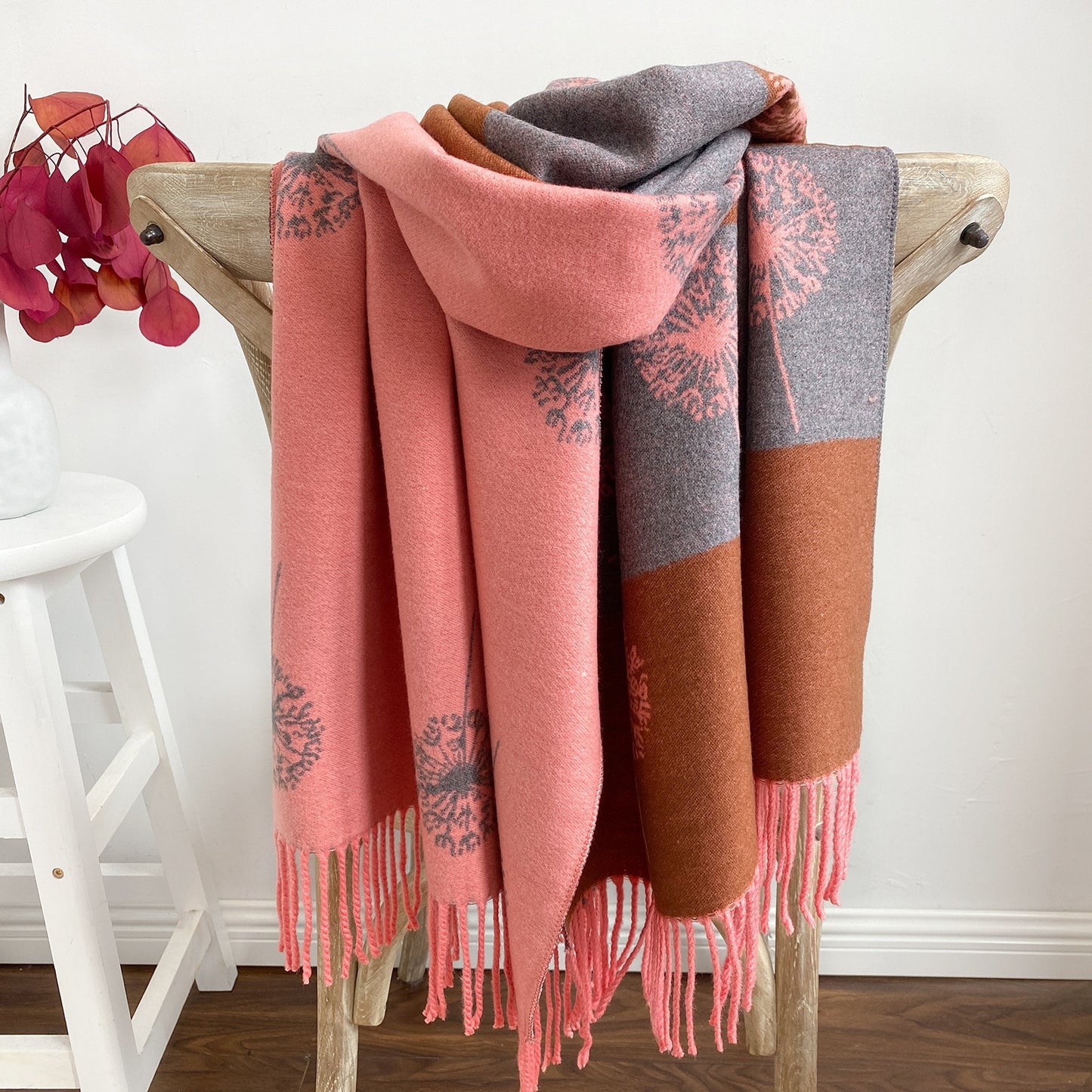 Blanket Wrap Warm Winter Cashmere Feel Scarf