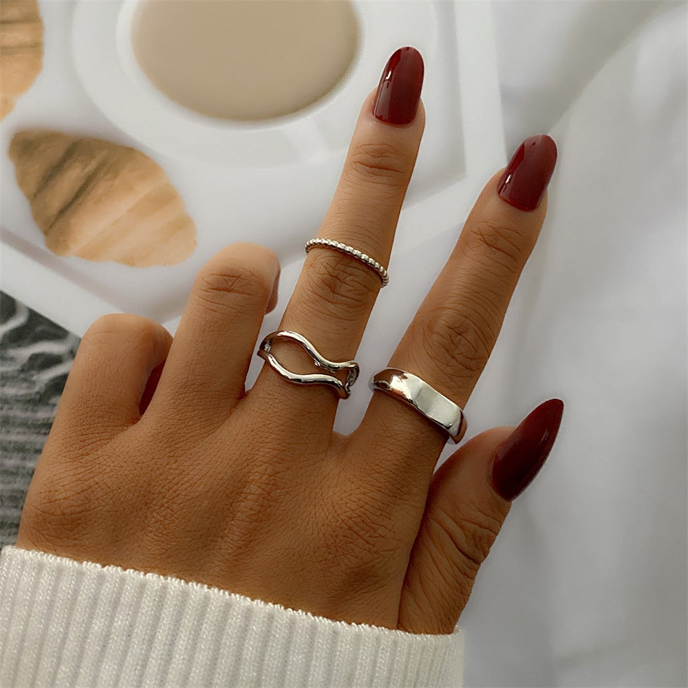 Mixed Fashion Rings Sets