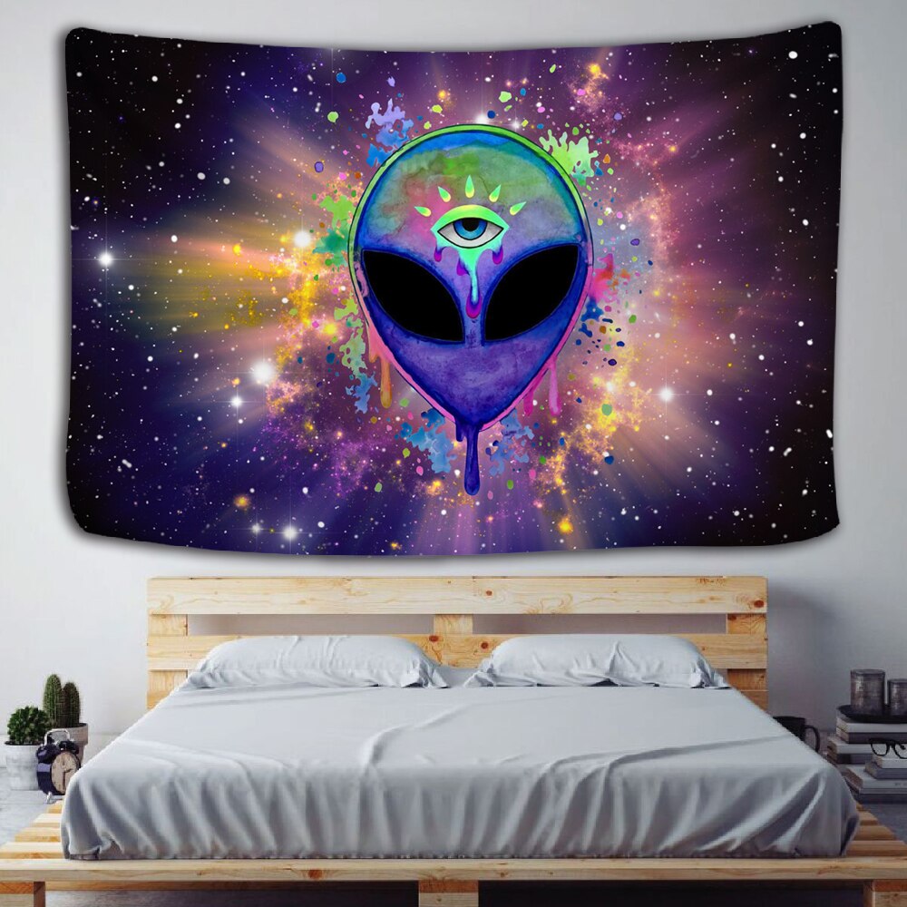 Alien/Witchcraft Themed Tapestry