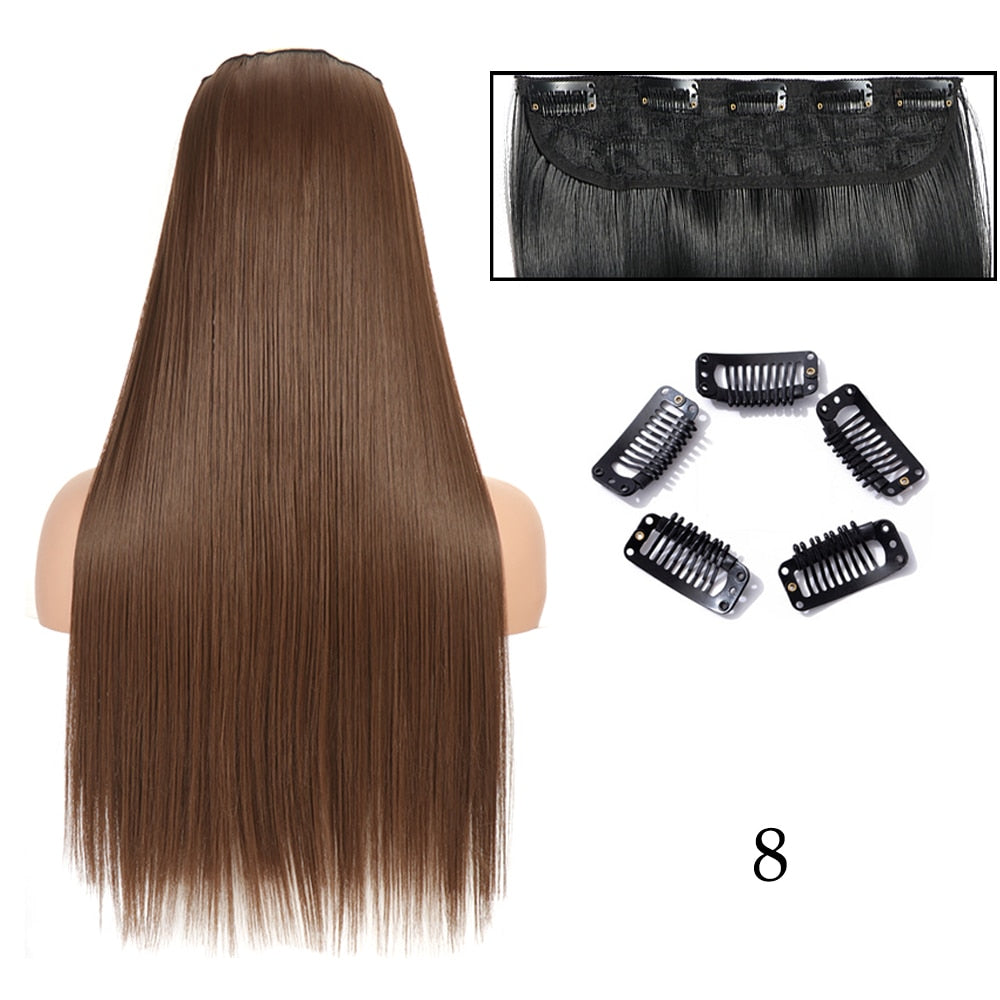 Silky Long Clip-In Hair Extensions