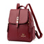 Sophisticated Leather Look Backpack