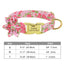 Personalized Flower Pet Collar