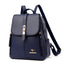 Sophisticated Leather Look Backpack