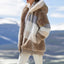 Ladies Plaid Hooded Winter Coat