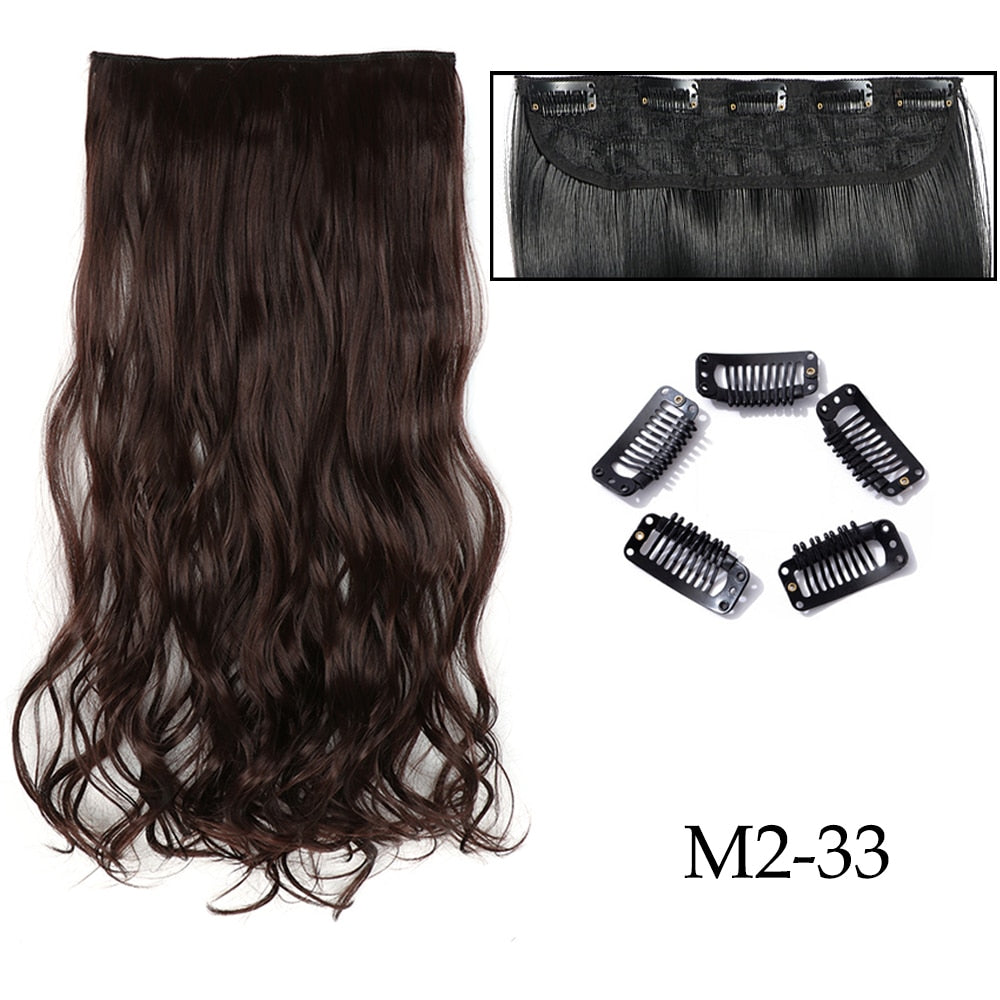 Silky Long Clip-In Hair Extensions