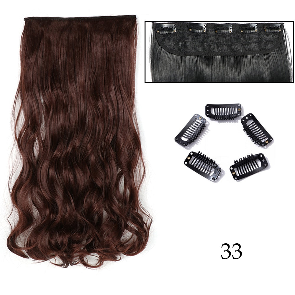 Silky Long Clip-In Hair Extensions