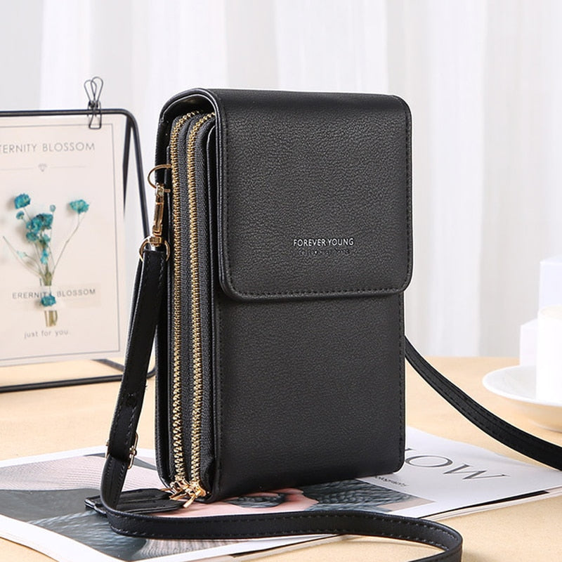 Trendy Cell Phone & Card Carrier Handbag