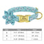 Personalized Flower Pet Collar