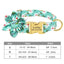 Personalized Flower Pet Collar