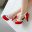 Rounded Toe Retro Pumps