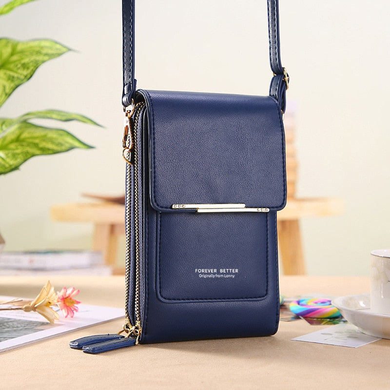 Trendy Cell Phone & Card Carrier Handbag