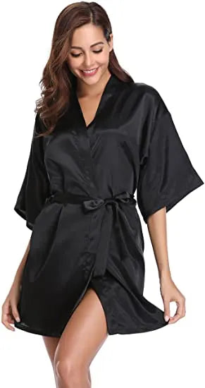 Blissful Silk Lounge Robe