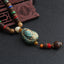 Retro Wooden Beads Necklace