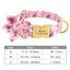 Personalized Flower Pet Collar