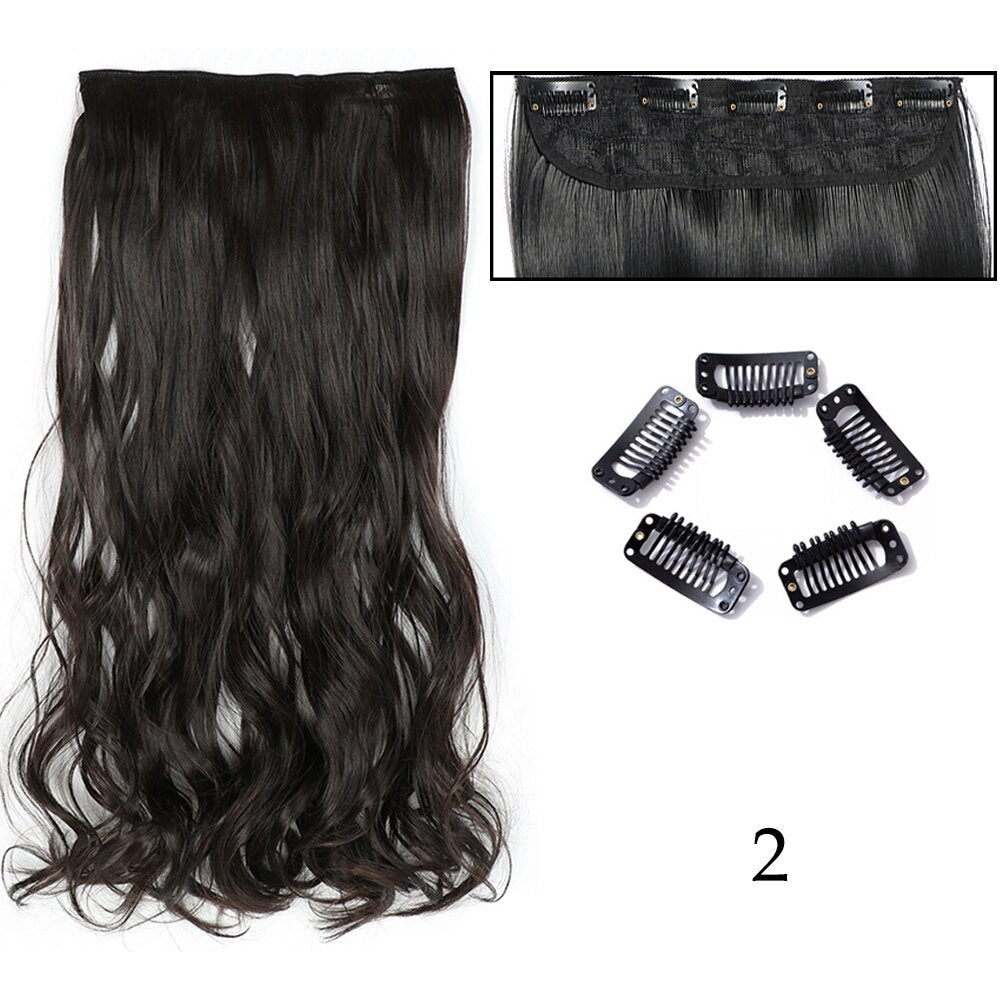 Silky Long Clip-In Hair Extensions