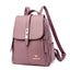 Sophisticated Leather Look Backpack