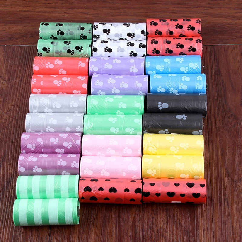 5 Roll Pack of Pet Poop Bags