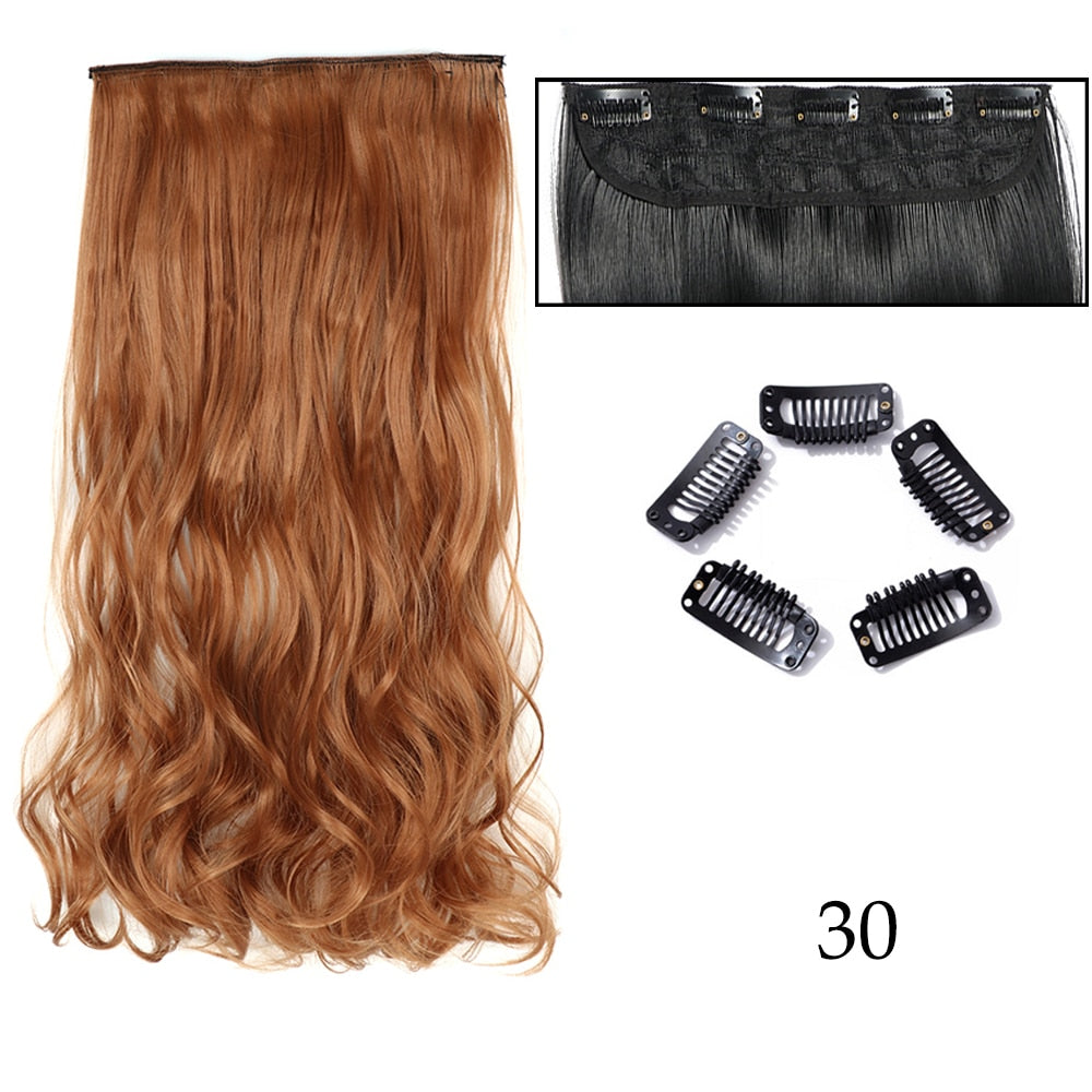 Silky Long Clip-In Hair Extensions