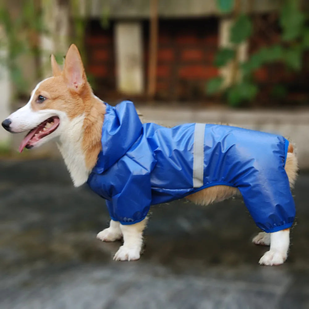 Waterproof Pet Jumpsuit Raincoat