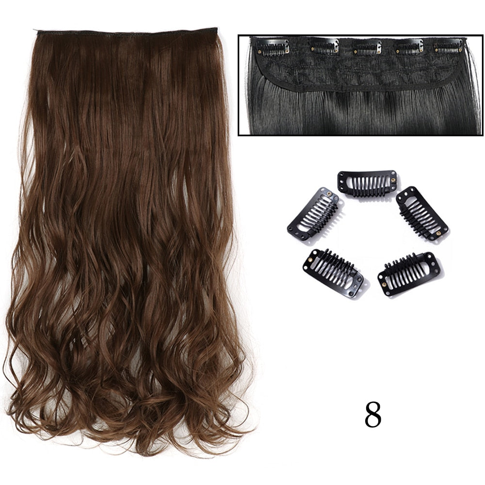 Silky Long Clip-In Hair Extensions