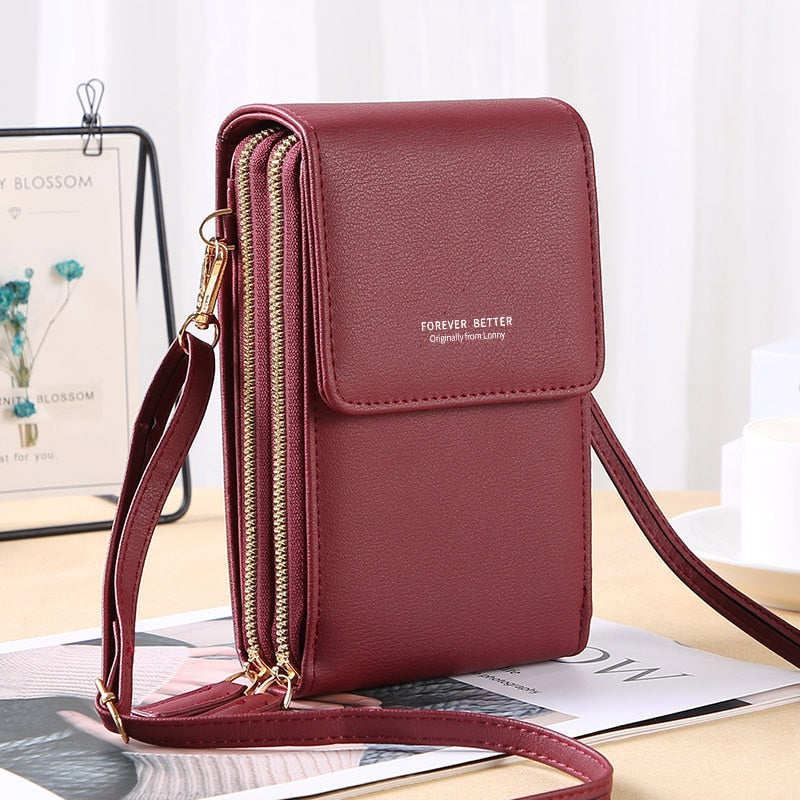 Trendy Cell Phone & Card Carrier Handbag