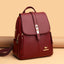 Sophisticated Leather Look Backpack