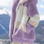 Ladies Plaid Hooded Winter Coat