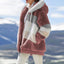 Ladies Plaid Hooded Winter Coat