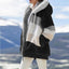 Ladies Plaid Hooded Winter Coat