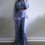 Tie Dye Women's Off Shoulder Long Sleeve Tracksuit