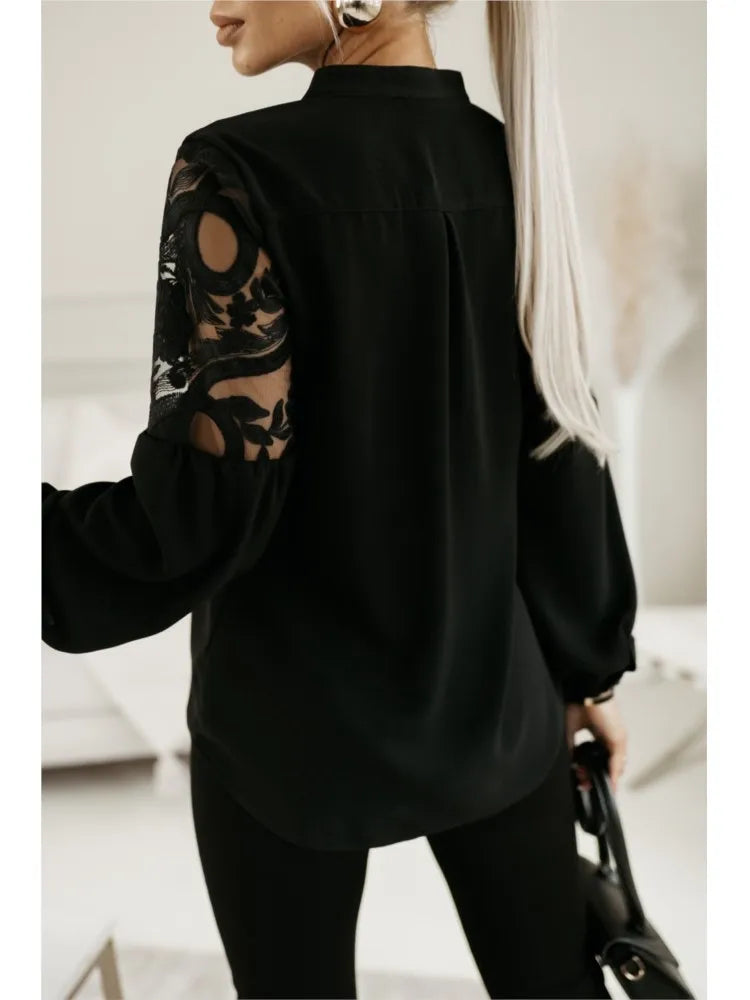 Long Sleeve Lace Top