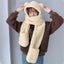 Cuddly Bear Ear Hat, Scarf & Gloves Set