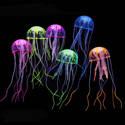 Glow Jellyfish Aquarium Decorations