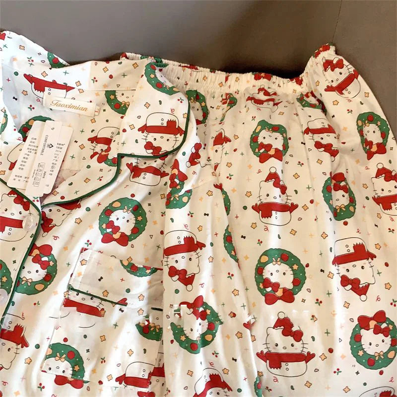 Hello Kitty Christmas Pajama Set